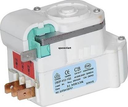 SPARESKART Refrigerator Defrost Timer Defrost Switch Compatible for LG Indoor Plug-In Electronic Timer Switch