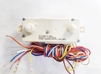 vinad VIDEOCON 6 WIRE 42 MINUTE DOUBLE TIMER SUITABLE FOR SEMI AUTOMATIC WASHING MACHINE.(MATCH & BUY) Preset Electronic Timer Switch