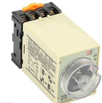 VOLTICA ST3PA-D Timer ON-DELAY 10S/100S/10M/60M 220VAC ( WITH BASE ) Programmable Electronic Timer Switch