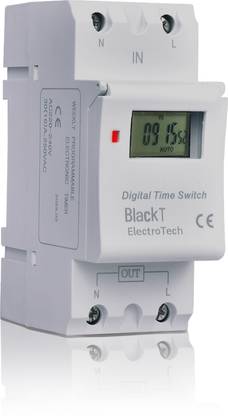 Blackt Electrotech BT41D2 Digital Programmable Automatic Timer Switch For Lights,Heating,Industrial Programmable Electronic Timer Switch