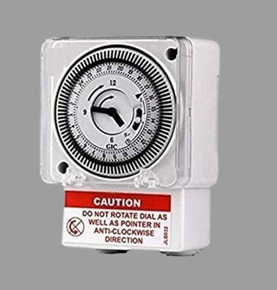 Blackt Electrotech BT41AG 230 Volt DIN Rail Mounted Analog Timer Switch Dial Type Programmable Electronic Timer Switch