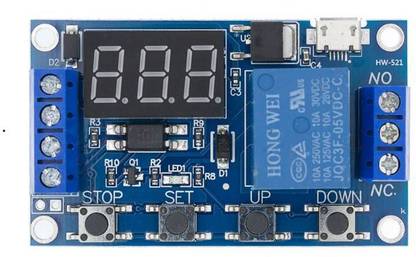 keertan kalp DC 6V To 30V One Way Relay Module Delay Power Disconnection TimER Circuit Switch Programmable Electronic Timer Switch