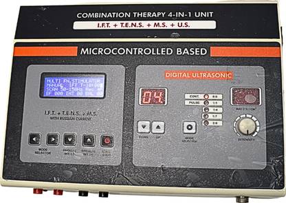 HEALTHCARE 4 IN 1 COMBO ( IFT + TENS + MS + US ) ELECTROTHERAPY UNIT Electrotherapy Device