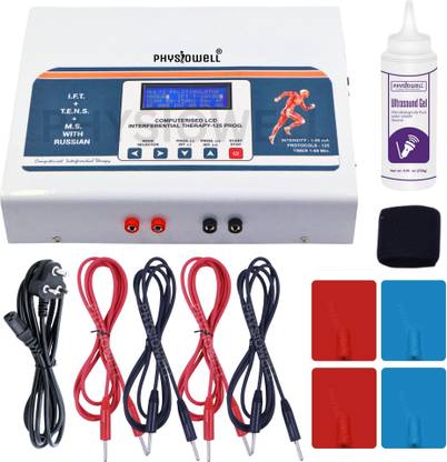Physiowell IFT Machines for Physiotherapy IFT Machine Tens IFT MS Tens LCD Model Physiotherapy Machine Electrotherapy Device