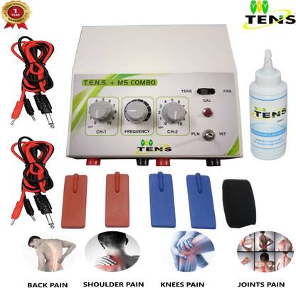 TENS MS Combo Machine And Muscle Stimulator Machine for Physiotherapy Device Pain Relief Electrotherapy Device