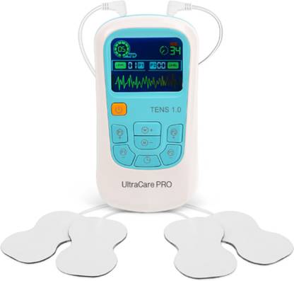UltraCare PRO TENS 1.0 Rechargeable Dual Channel Digital TENS Unit/TENS Device/TENS Machine Physiotherapy Pulse Massager Equipment for Nerve Stimulation, Full Body Pain Relief Full Body(Hammer,Tapping) Electrotherapy Device