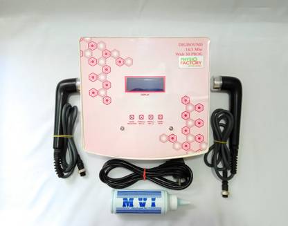 PHYSIO FACTORY PF DIGISOUND 1 & 3 Mhz WITH 50 PROGRAM ( FIBER BODY ) ELECTROTHERAPY Electrotherapy Device