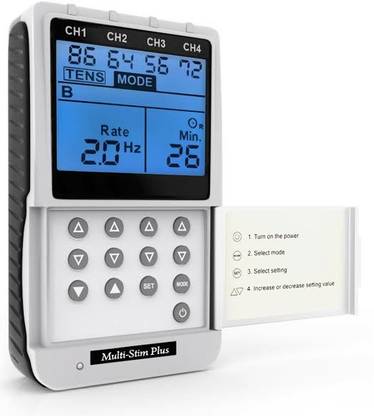 Biotronix Combination Therapy TENS and EMS 4 Channel LCD Display Pocket model Imported TENS and EMS combination therapy Electrotherapy Device