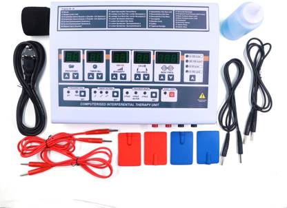 Physiowell Physiotherapy IFT Interferential Therapy Machine IFT 29 Program Physiotherapy Machine for Physiotherapy for Pain Relief Unit with One Year Warranty Physiotherapy Equipment Electrotherapy Device