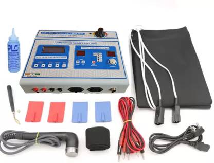 Meditak Combination 5 IN 1 LCD 125 Programs Computerized IFT+MS+TENS+US+Deep Heat physiotherapy electrotherapy Electrotherapy Device