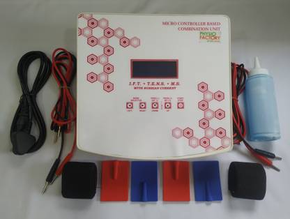 PHYSIO FACTORY IFT + TENS + MS COMBINATION MACHINE ( FIBER BODY ) FOR PAIN RELIEF IFT + TENS + MS COMBO MACHINE Electrotherapy Device