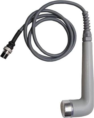 DSB PHYSIO MART Physio Therapy Original Grey Color Ultrasonic Probe Handel 2 Pin Socket Accessories For (All Ultrasonic Machine 1 MHz) US Transducer 2 Pin Connector Electrotherapy Device