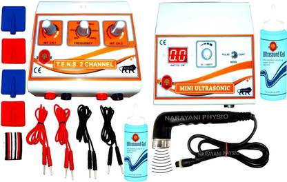 NARAYANI TRADERS Physio Solutions Electro Physiotherapy Combination TENS and Ultrasonic Machine Solutions Electro Physiotherapy Combination Electrotherapy Device