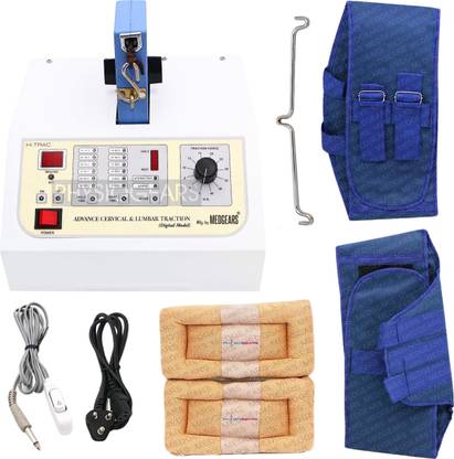Physiogears DIGITAL CERVICAL LUMBER TRACTION MACHINE PHYSIOTHERAPY Electrotherapy Device
