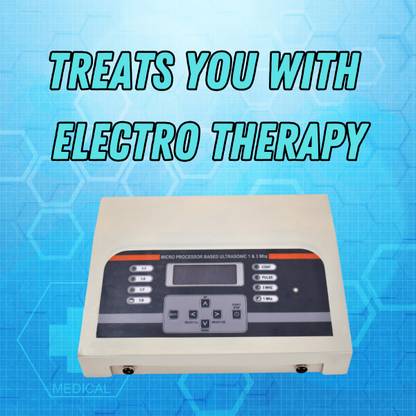 HEALTHCARE MEDICAL EQUIPMENTS Ultrasound Ultrasonic 1 & 3 mhz With 45 Program Physiotherapy Therapy Machine 1 Mhz or 3 Mhz, With 45 Program Inbuilt ultrasonic machine Electrotherapy Device