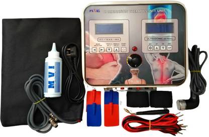 HME 5 in 1 Combo Duble LCD Model Fiber Body Physiotherapy Machine 5 In 1 IFT MS Tens Ultrasonic Deep Heat electrotherapy equipment Electrotherapy Device