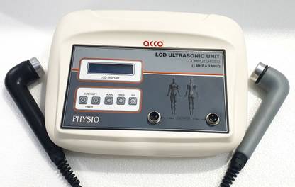 ACCO Physiotherapy Ultrasound Therapy Machine 1& 3 Mhz, LCD Display Ultrasound Therapy Machine Electrotherapy Device