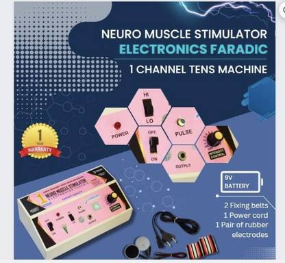 Balaji Surgicals Tens machine 1 channel sports tens Muscle simulator Electrotherapy Device