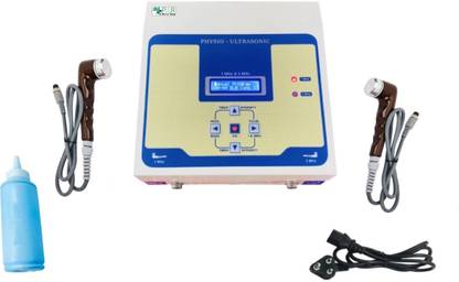 PSR ENTERPRISES Physio Therapy 1 Mhz & 3 Mhz Ultrasound LCD Ultrasonic Computerised Machine With 2 US Original Handel for Pain Relief Device Electrotherapy Device