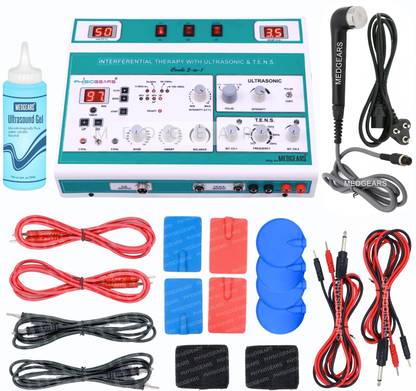 Physiogears Electrotherapy Combo IFT US TENS (Manual) Physiotherapy Equipment Electrotherapy Device