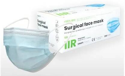 KINGFA Disposable Surgical Face Mask IIR 3 Ply Melt Blown Filter Mask 50PCS / 1 Box Elevation Training Mask