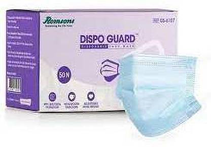 romson DISPO GUARD MASK 50PCS+COMFIT FACE MASK 25PCS Elevation Training Mask