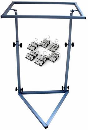 PrabhasDesigns Height Adjustable Box aari stand with 12 clips Embroidery Frame