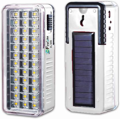 FIRSTLIKE 36 High-Bright LED Light with Android Charging Support With Solar 8 hrs Lantern Emergency Light