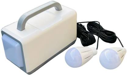 Smuf Mini Inverter + 2 Bulb + Mobile Charging 10 Hours Long Battery Backup 10 hrs Flood Lamp Emergency Light