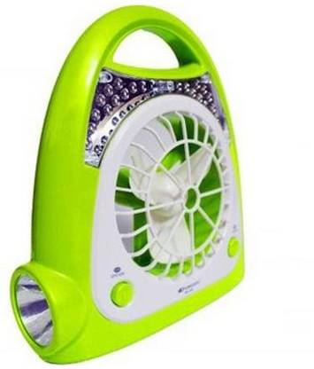 UnV Rechargeable Emergency Light + Powerful Fan + Torch 5 hrs Torch Emergency Light