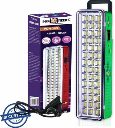 Sunaze Solar Emergency Led Charging Light 7 hrs Flood Lamp Emergency Light