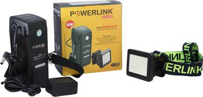 Powerlink "Bharat PLUS" 3W Head Mount Rechargeable Focus LED Light For Camping, Cycling 8 hrs Lantern Emergency Light
