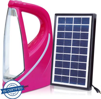 Pick Ur Needs LED Rechargeable Lantern Home Emergency Light with Eco Friendly Solar panel (9V+ 3 W) 15 hrs Lantern Emergency Light