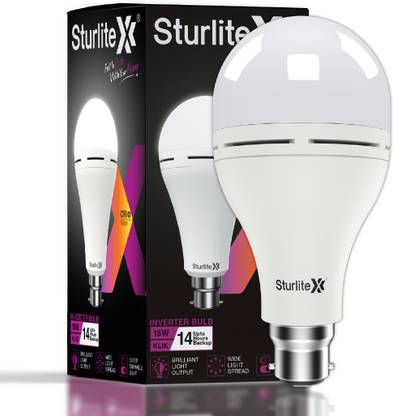 Sturlite Klik (3 in 1) 15W LED Inverter (Pack of 1) 14 hrs Bulb Emergency Light