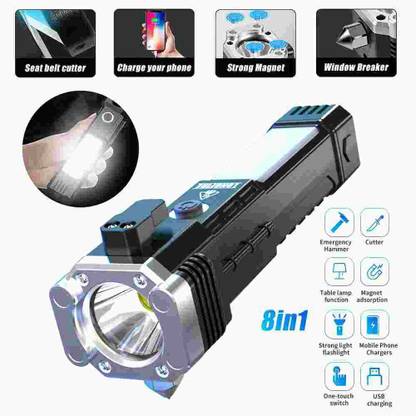 Wifton Powerful LED Flashlight 990000LM Rechargeable 5 hrs Torch Emergency Light