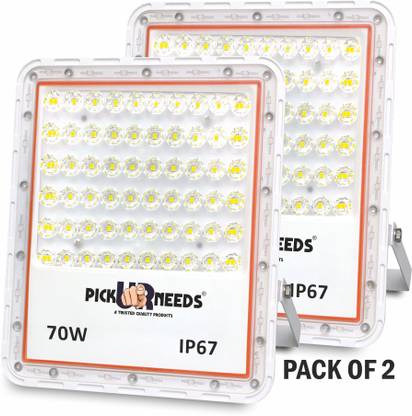 Daily Needs Shop Bright LED 70W Lens Flood Lamp IP67 Waterproof With Extension Bracket 0 hrs Flood Lamp Emergency Light