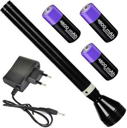 Small Sun LED Flashlight High Power Rechargeable 3 Modes Torch Light 12 hrs Torch Emergency Light
