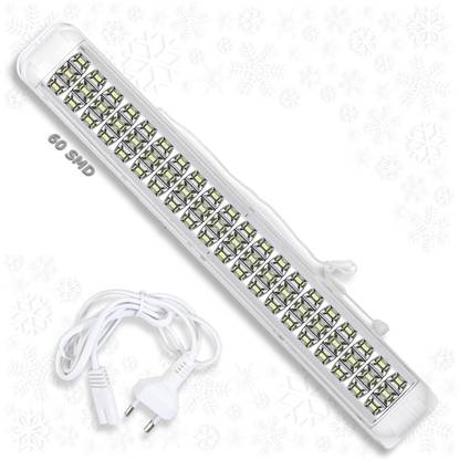 Make Ur Wish Long 60 SMD LED Light Rechargeable With Super Brightness 15 hrs Lantern Emergency Light