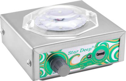 STARDEEP 006-EMERGENCY-LIGHT-WITH-SOLAR-PANEL-7 LIGHT-MODES-SILVER-COLOUR 8 hrs Lantern Emergency Light