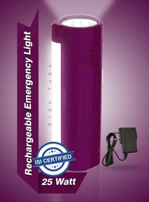 Pick Ur Needs Rechargeable Mini Pocket LED 25W Flashlight Torch With Emergency Side Tube Light 3 hrs Torch Emergency Light