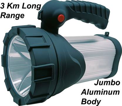 MitSales 3 Km Long Range Torch With 300 W Laser Light ,3 Modes With High ,Low & Blinker Torch