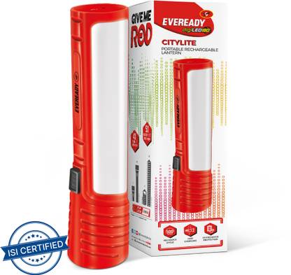 EVEREADY CITYLITE 4 hrs Lantern Emergency Light  (Red)