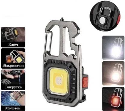 Xydrozen Portable Pocket Keychain USB Flashlight-Lamp Torch 5 hrs Torch Emergency Light