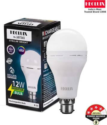 heoluix 12 W Inverter Standard B22 Inverter Bulb