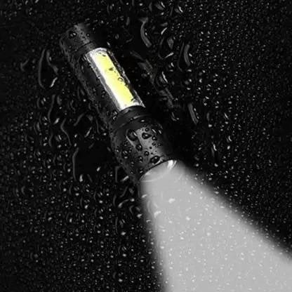 NPU High quality Metal LED Flashlight ,Super Bright ,Waterproof 3 Light Modes_NP79 6 hrs Torch Emergency Light