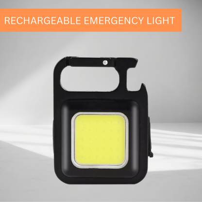 GUGGU Mini (LED COBB) Keychain Flashlight With4 Light Modes Folding Bracket BottleG116 4 hrs Torch Emergency Light