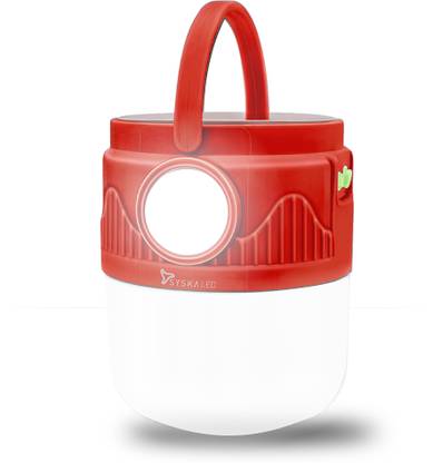 Syska Solarex 10 hrs Lantern Emergency Light  (Red) at Rs. 885
