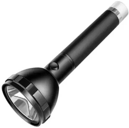 Oximus LED Torch Light Rechargeable 2Km Beam Range Metal Waterproof 3-Modes Torch