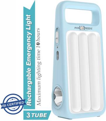 Pick Ur Needs 2 In 1 Rechargeable Led Home Emergency Tube Light With Spotlight 10 hrs 10 hrs Lantern Emergency Light