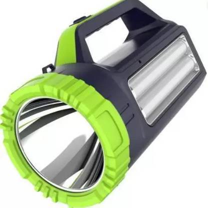 Grabit 2 in 1 RECHARGEABLE WITH DUAL LED FEATURE LONG RANGE HIGH BEAM 4 hrs Torch Emergency Light